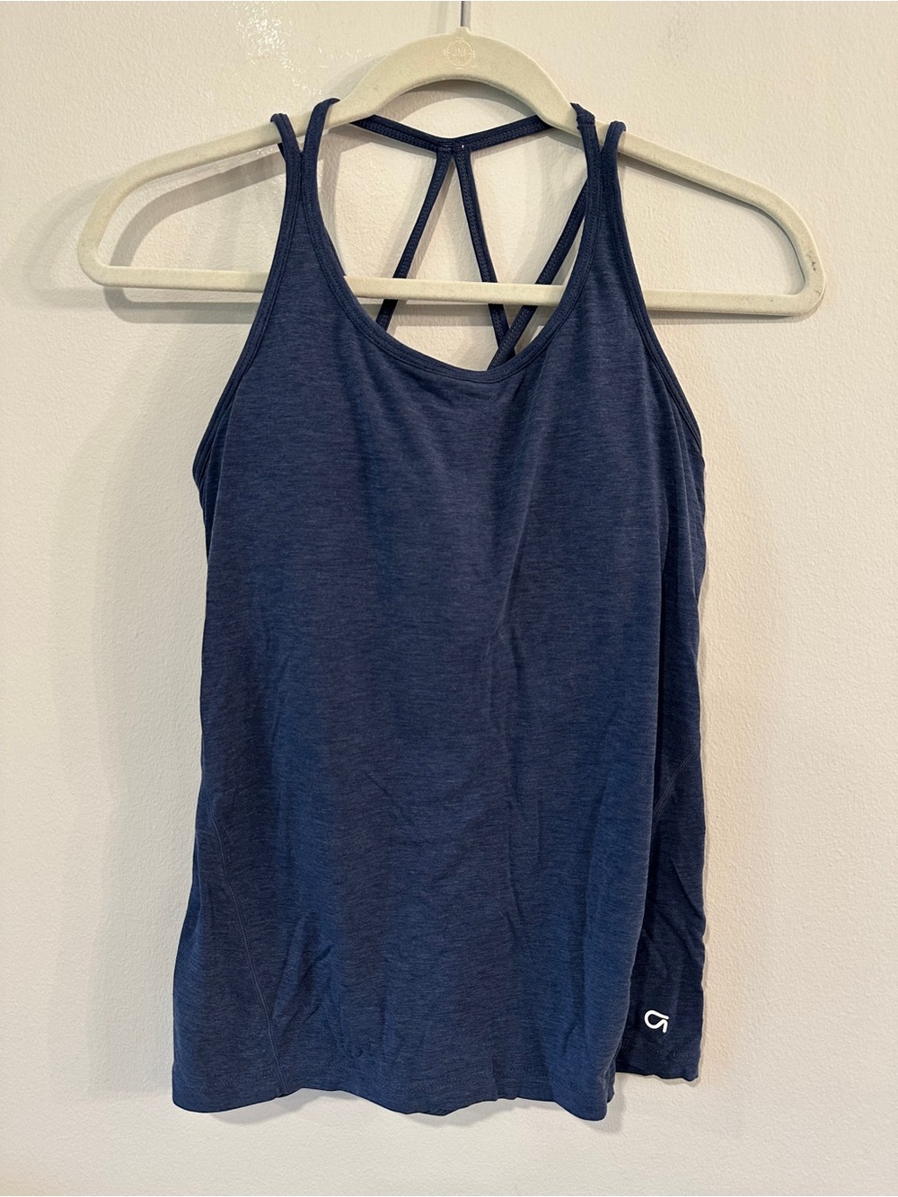 GAP Fit Breathe Women’s Navy Blue Strappy Racerback Tank | S